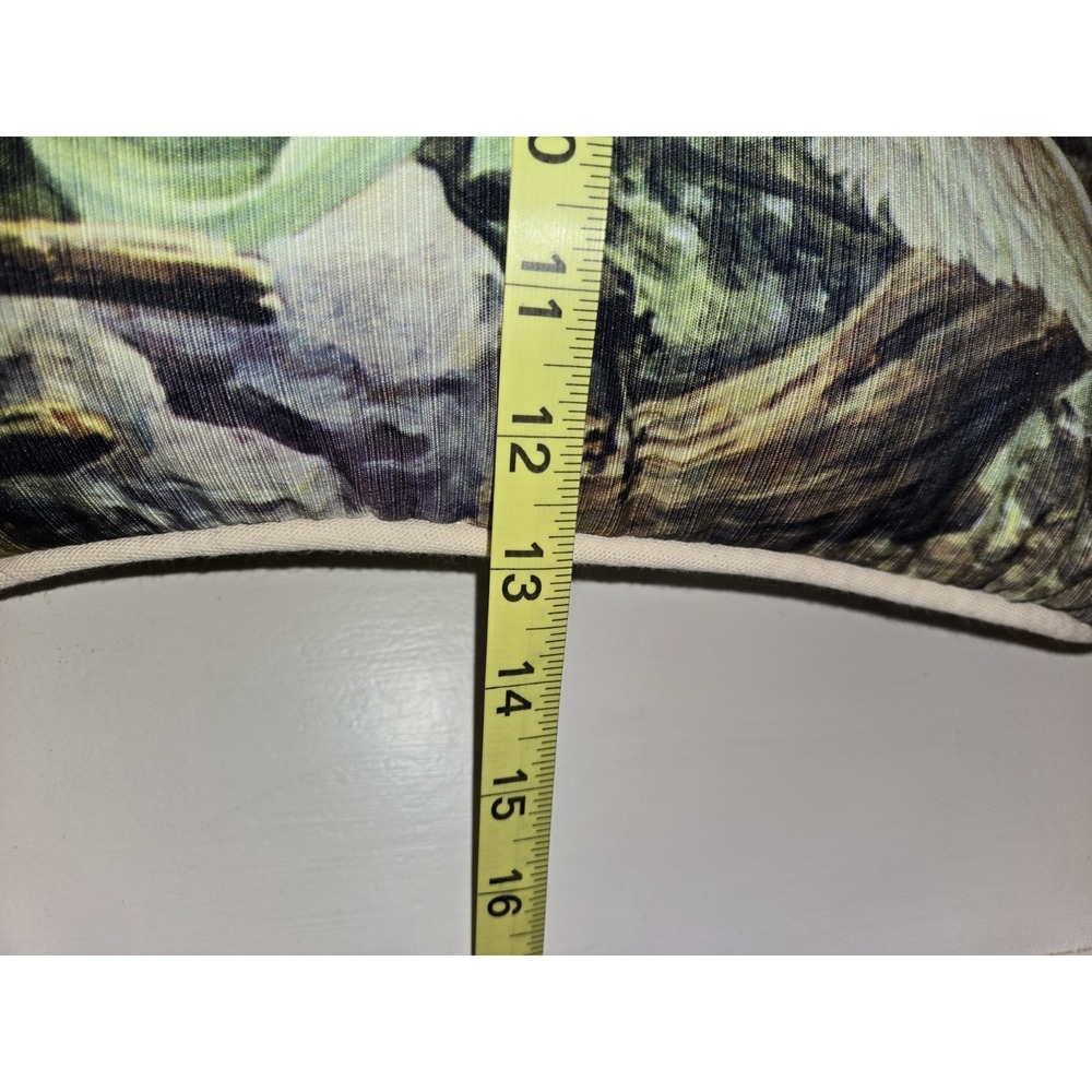 Vintage Guardian Angel Children on Bridge Over Falls pillow 13 x 15 - Picture 3 of 4